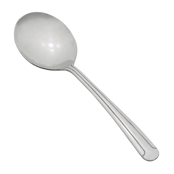 Winco 0014-04 Heavy Dominion Bouillon Spoon, 18/0 Heavyweight