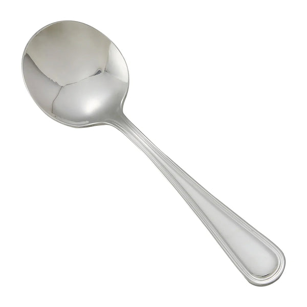 Winco 0030-04 Shangarila Bouillon Spoon, 18/8 Extra Heavyweight