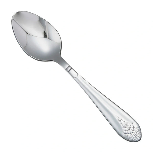 Winco 0031-01 Peacock Teaspoon, 18/8 Extra Heavyweight