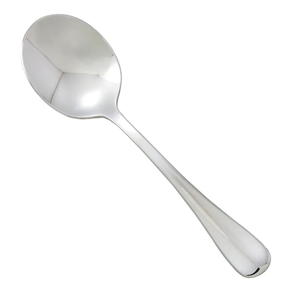 Winco 0034-04 Stanford Bouillon Spoon, 18/8 Extra Heavyweight