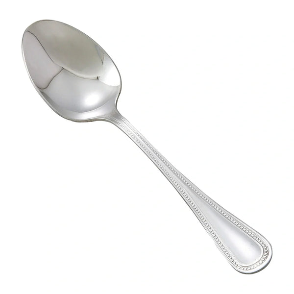Winco 0036-01 Deluxe Pearl Teaspoon, 18/8 Extra Heavyweight