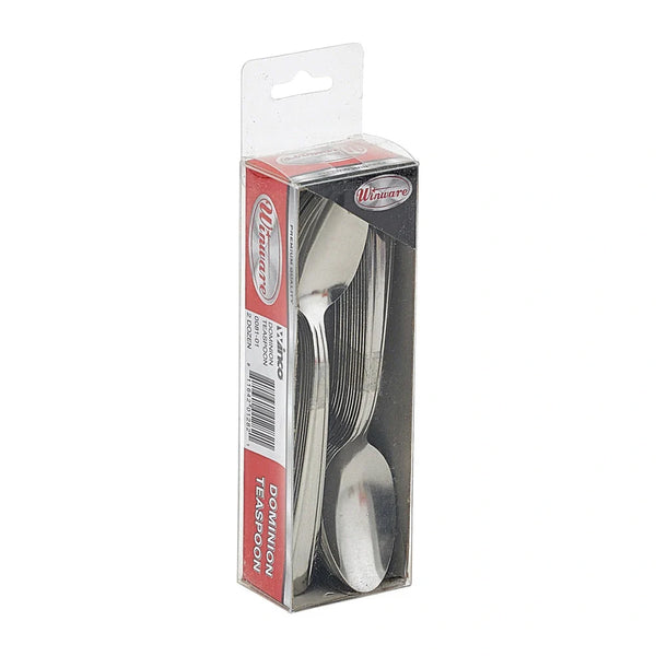 Winco 0081-01 Dominion Teaspoon, 2doz/pk, 18/0 Medium Weight