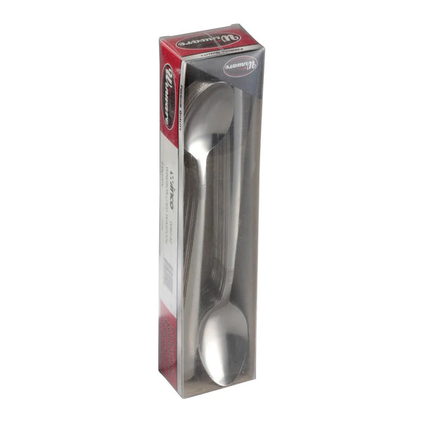 Winco 0082-02 Windsor Iced Teaspoon, 2doz/pk, 18/0 Medium Weight