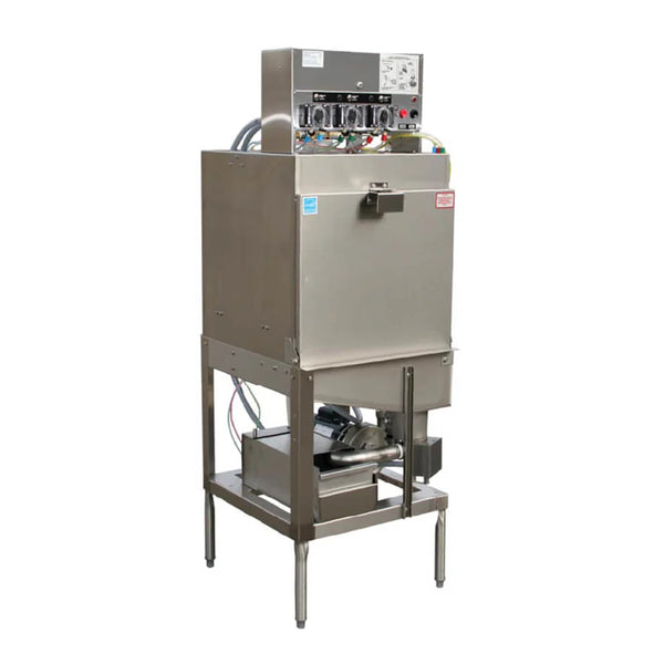 American Dish AWS-H Single Rack Upright Dish Machine with Single Door