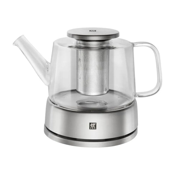 Zwilling 1003099 27 Oz Sorrento Double Wall Teapot with Strainer & Stand, 798ml