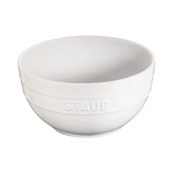 Staub 1004586 Stoneware 6.5" Large Universal Bowl, White