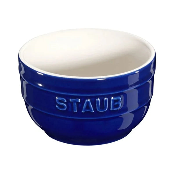 Staub 1004595 Stoneware 2pc Prep Bowl Set, Dark Blue