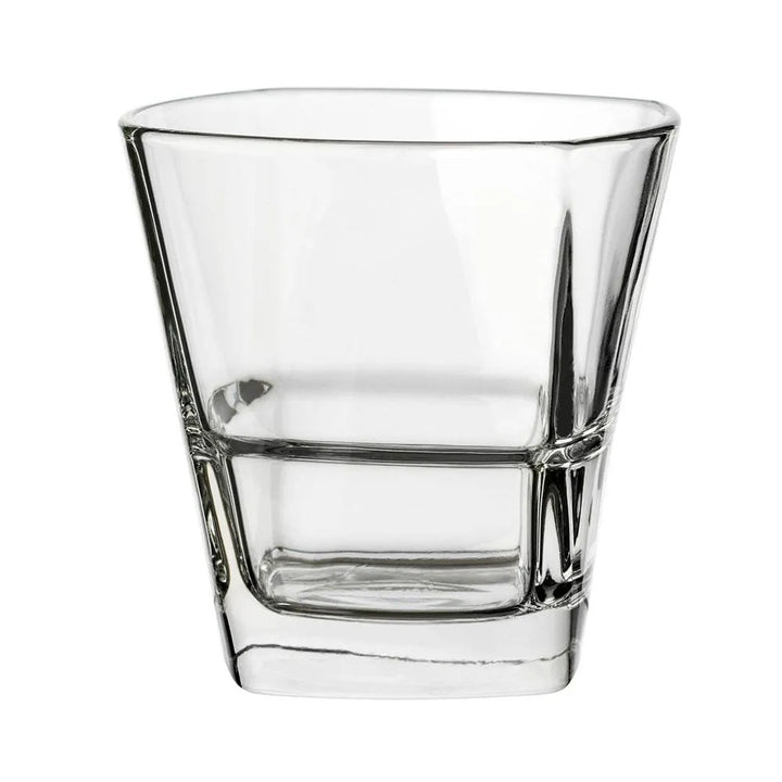 Libbey 1009131 12 oz. Structure Stackable Rocks / Double Old Fashioned Glass - Case of 12 Pcs