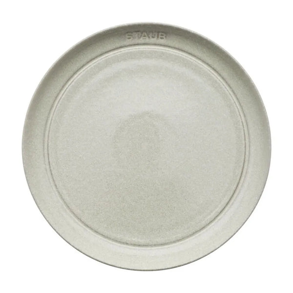 Staub 1021445 Ceramic 9" Salad Plate Set, White Truffle, 4 Piece