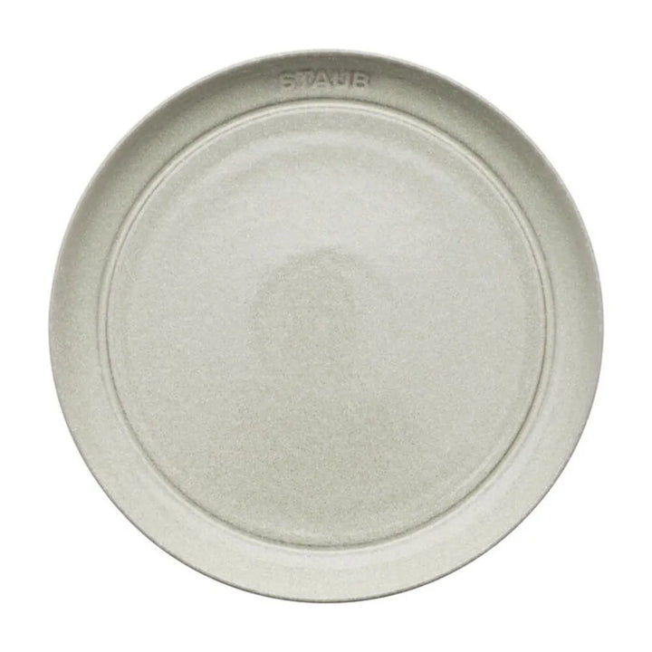 Staub 1021445 Ceramic 9" Salad Plate Set, White Truffle, 4 Piece