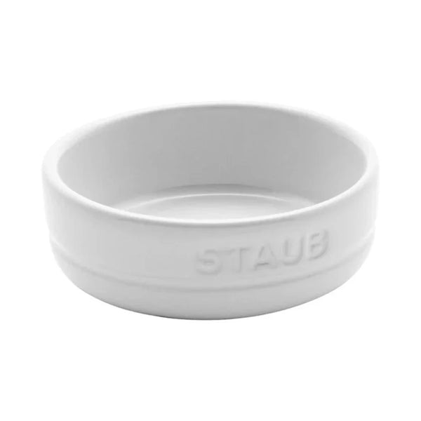Staub 1021469 Ceramic Dinnerware 4 Piece Condiment Dish Set, White