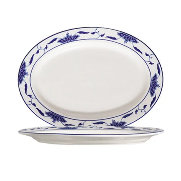 CAC China 103-41 Oval Platter R.E. 14" Case of 12 Pcs