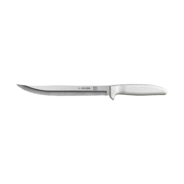 Dexter Russell 13553 Sani-Safe 8" Scalloped Utility Slicer S142-8SC-PCP
