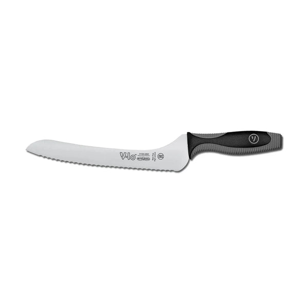 Dexter Russell 29323  V-Lo 9" Offset Scalloped Utlity Slicer  V163-9SC-PCP