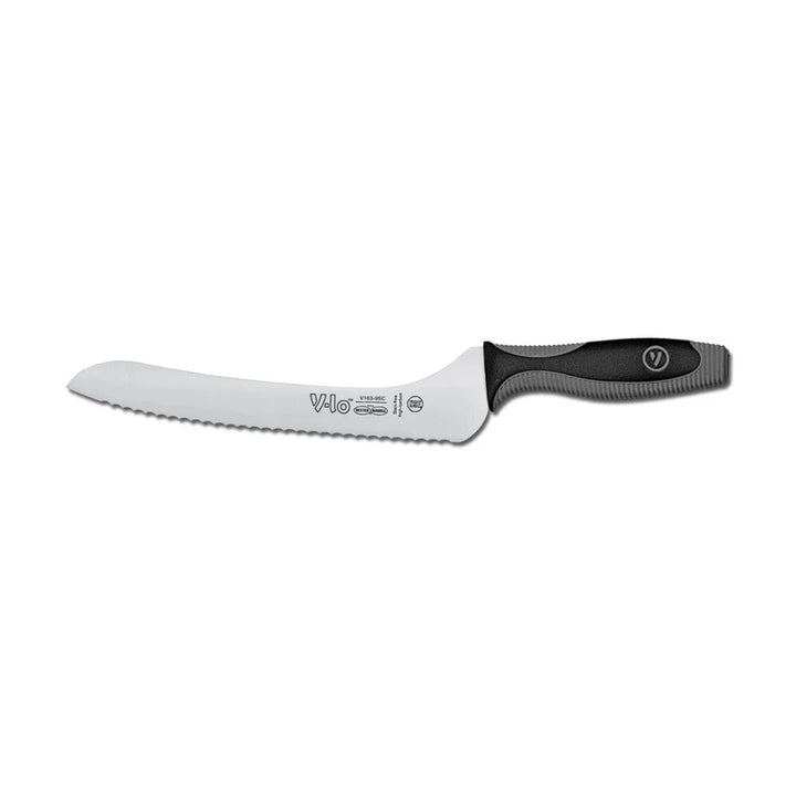 Dexter Russell 29323  V-Lo 9" Offset Scalloped Utlity Slicer  V163-9SC-PCP