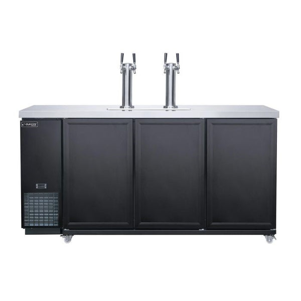 Dukers 72" Commercial Bar Kegerator Beer Dispenser, 19.20 cu.ft, 5-Year Compressor Warranty