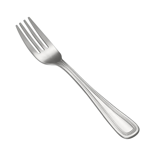 CAC China 3008-06 Black Pearl Salad Fork 18/0 HW 6 1/4" Case of 12 Pcs