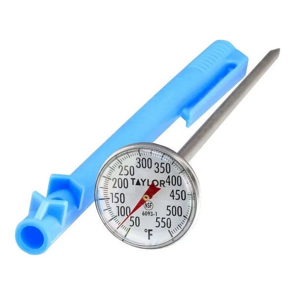 Taylor 6093N 1" Standard Grade Dial Instant Read Thermometer, 50 - 550 F