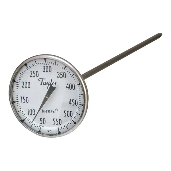 Taylor 6220J 2" Superior Grade Dial Instant Read Probe Thermometer, 50 - 550 F
