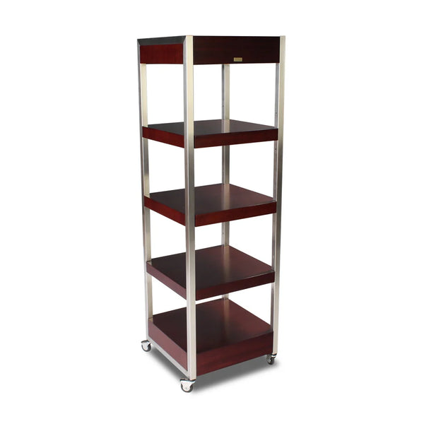 Forbes Industries 6516 24" Foss Series Rolling Display (Elite) - Stainless Steel Frames