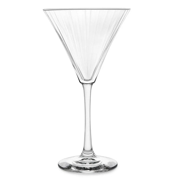 Libbey 7402 9.5 oz. Linear Martini Glass - Case of 12 Pcs