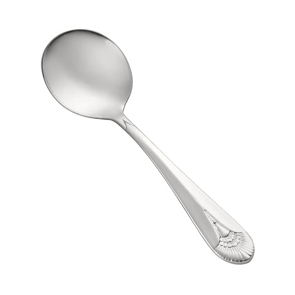 CAC China 8001-04 Royal Bouillon Spoon 18/8 Xtra. HW 6" Case of 12 Pcs