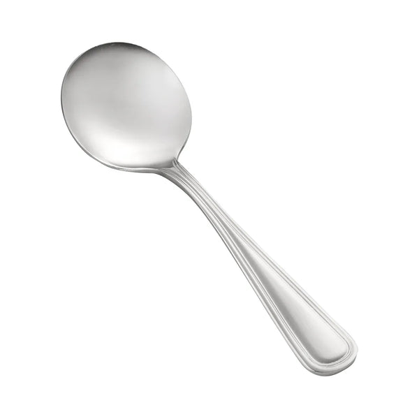 CAC China 8002-04 Elite Bouillon Spoon 18/8 Xtra. HW 5 7/8" Case of 12 Pcs