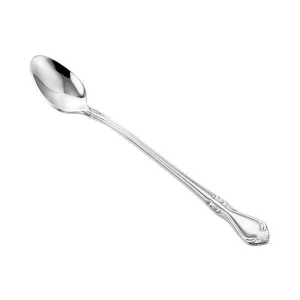 CAC China 8023-02 Glamour Iced Tea spoon 18/8 Xtra. HW 7 1/2" Case of 12 Pcs