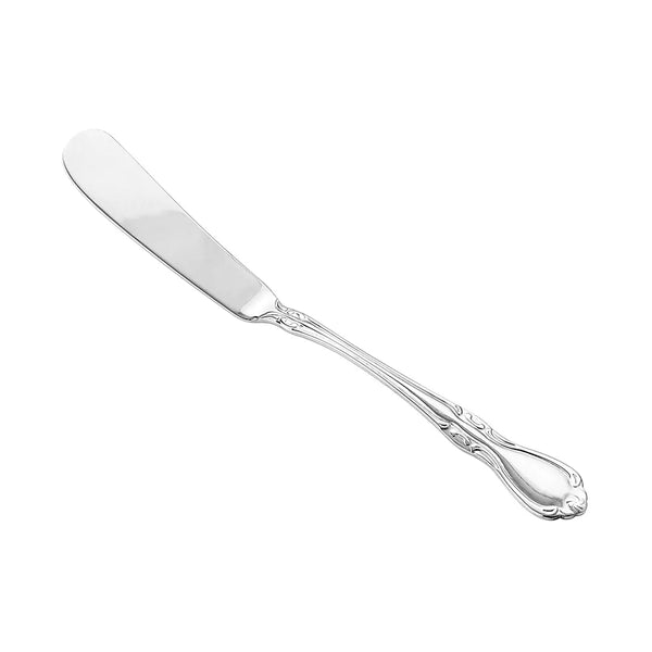 CAC China 8023-12 Glamour Butter Spreader 18/8 Xtra. HW 6 3/4" Case of 12 Pcs