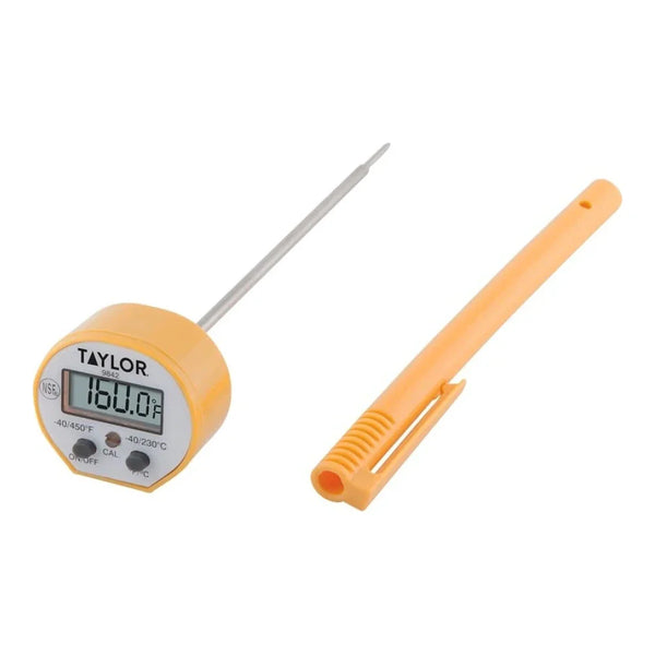 Taylor 9842FDA WaterProof Digital Pocket Probe Thermometer, -40 to 450 F