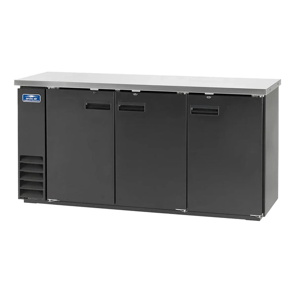 Arctic Air ABB72  72" Double Door Solid Back Bar Refrigerator