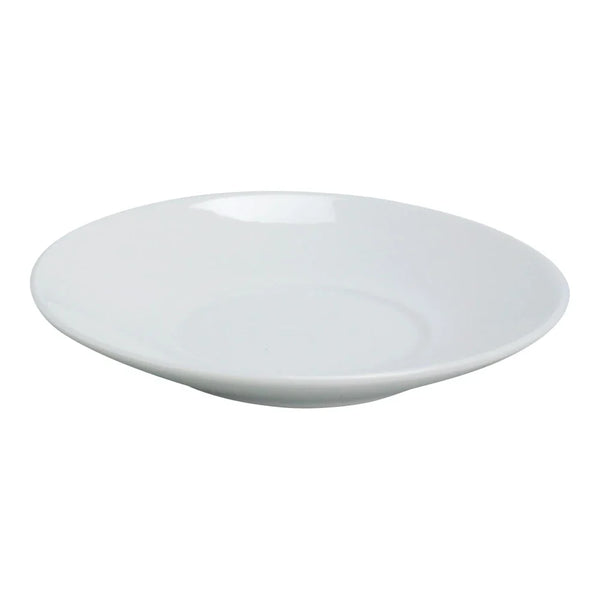 Yanco AC-4-P ABCO 4" White Porcelain Saucer for AC-3-P Espresso Cup, Pack of 36