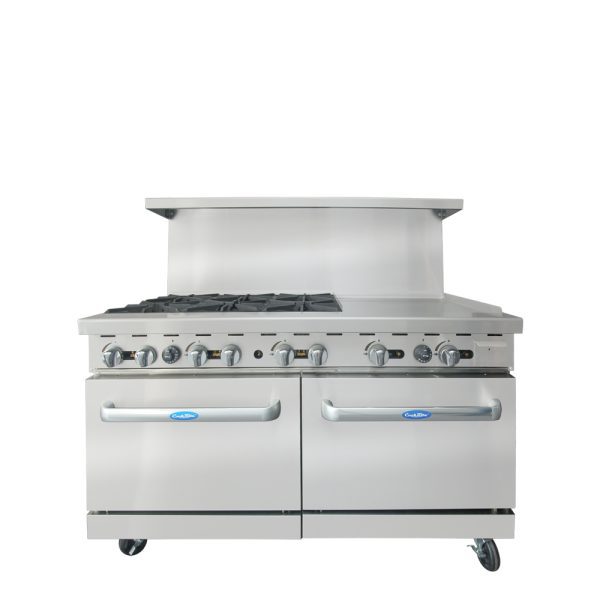 Atosa AGR-6B24G-LP 60" CookRite Range Liquid Propane Gas with 24" Griddle