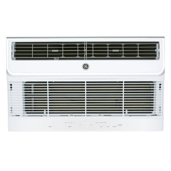 GE AJCM12DWJ 26" Built-In High Mount Thru the Wall Smart Air Conditioner with 10.5 kW Electric Heat Kit and Cooling Capacity of 12,000 BTU, R32,10.5 EER,230/208v/1ph