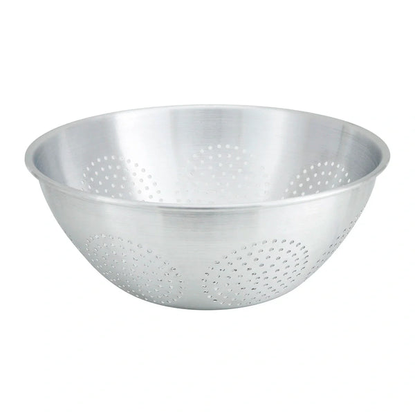 Winco ALO-12 Colander w/o handle, no base, 12Qt, Aluminium