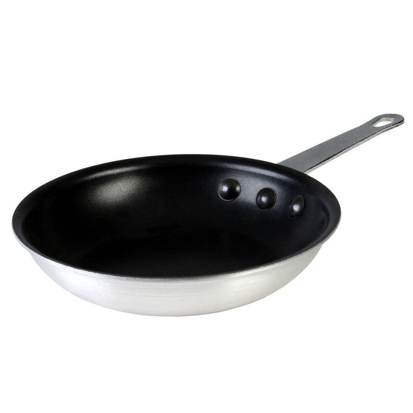 Thunder Group 10" Diameter x 2" Height, 7-3/8" Length x 7/8" Width Plated Iron Riveted Handle, Non-Stick Fry Pan