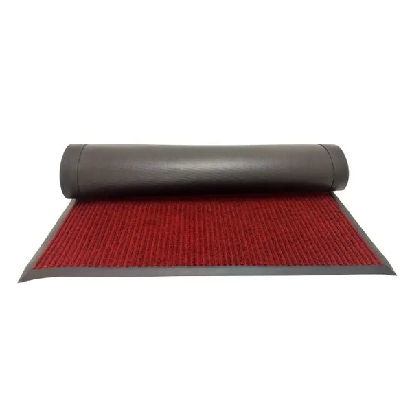 CAC China PMAT-53BY Carpet Floor Mat Vinyl Back Burgundy 5x3'  /Each