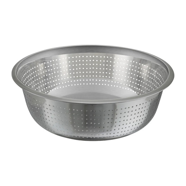 Winco CCOD-13S 13" Colanders, Chinese Style, 2.5mm Holes, Stainless Steel