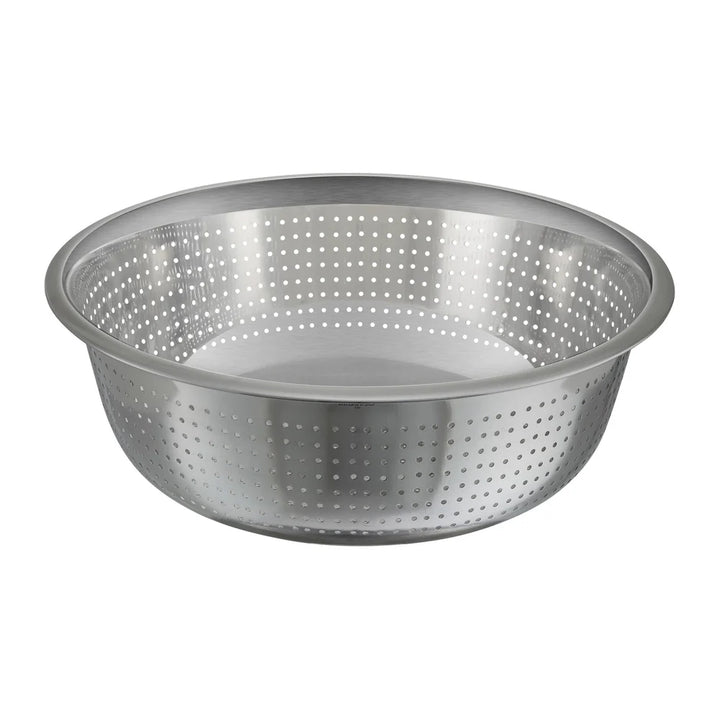 Winco CCOD-15S 15" Colanders, Chinese Style, 2.5mm Holes, Stainless Steel