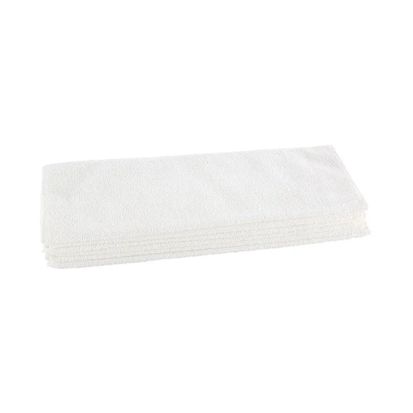 CAC China CLMF-16WT Cloth Microfiber 6-PC 16x16" White PKT of 20 Pcs