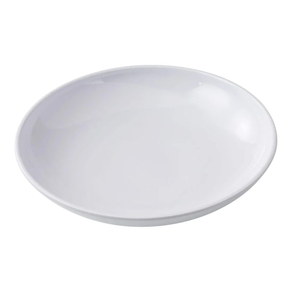 Yanco CO-411 36 Oz White Melamine Coupe Pattern Salad Bowl, Pack of 12