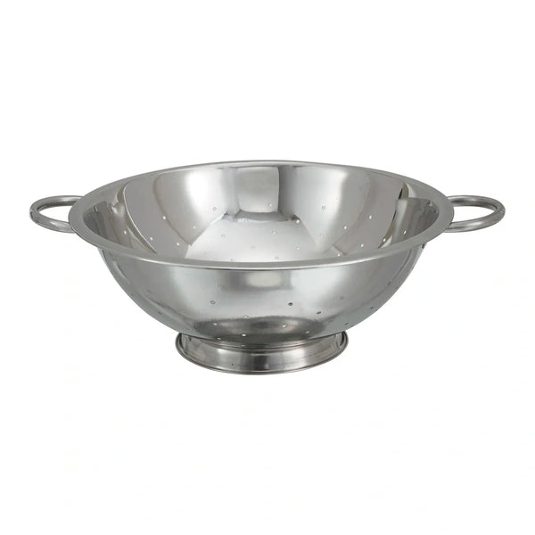 Winco COD-14 14qt Colander, 16.5" Dia Bowl, Stainless Steel