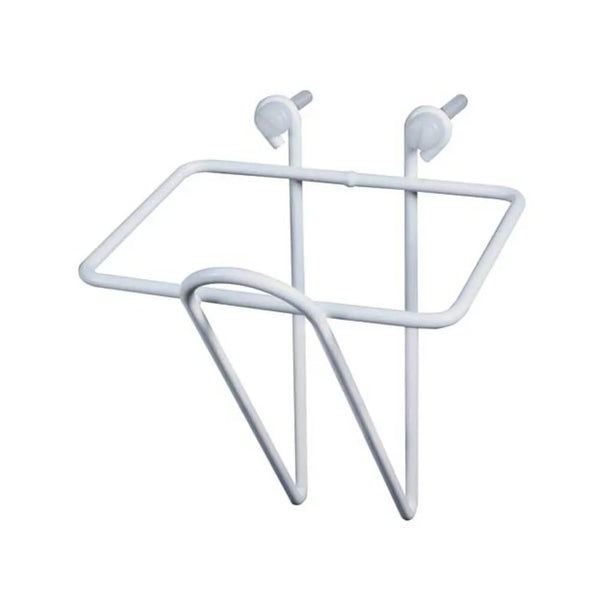 Bar Maid CR-850M White Medium Scoop Holder, Holds 16Oz Scoops — Nuts & Screws Included