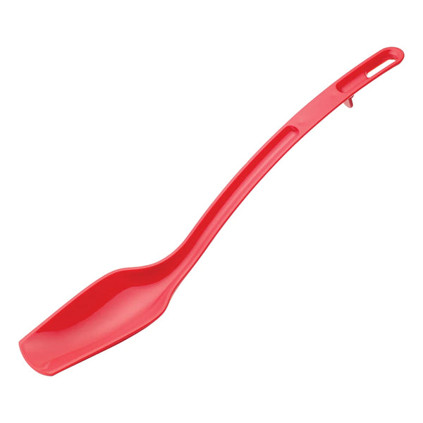 Winco CVBS-10R 10" Buffet Spoon, 3/4oz, Red, PC, Curve