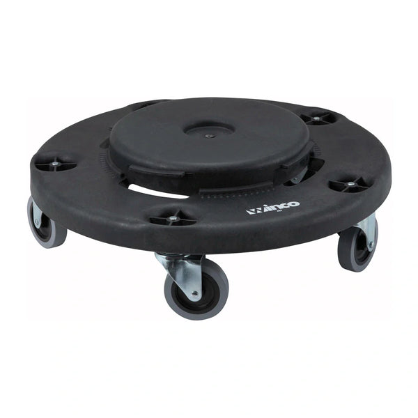 Winco DLR-18 Round Trash Can Dolly, 18"