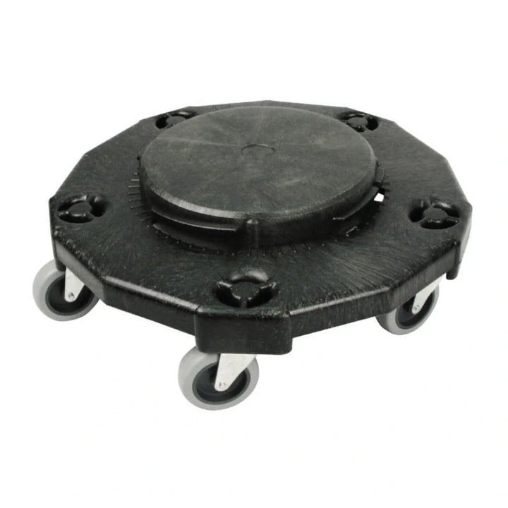 Winco DLR-2 18" Round Trash Can Dolly, Extra Heavy-duty