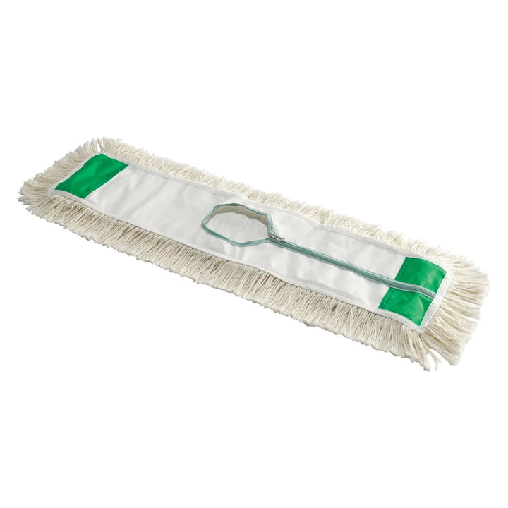 Winco DM-24H White Dry Dust Mop Refill for DM-24, 24"x5"