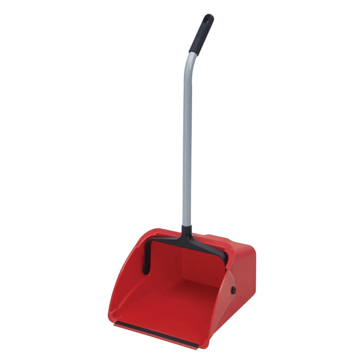 Winco DP-14R Red Jumbo Lobby Dust Pan, 13-5/8" x 14" x 8-7/8"