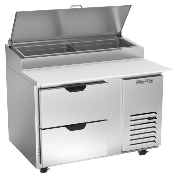 Beverage-Air DPD46HC-2 Hydrocarbon Series 46" 2 Drawer Pizza Prep Table