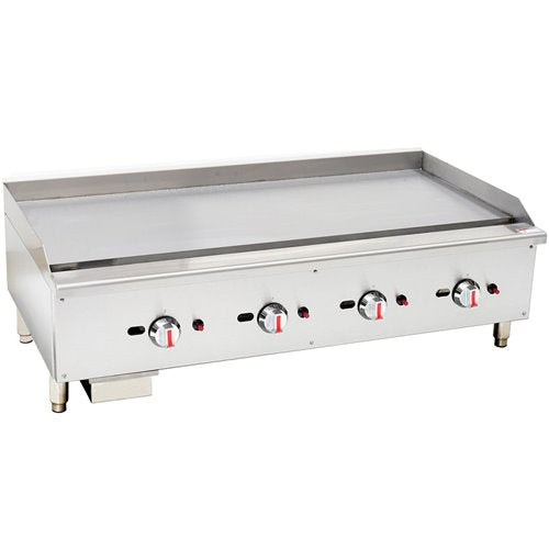 Gas Griddle with 4 Burners, 47.4", 120,000 BTU Commercial